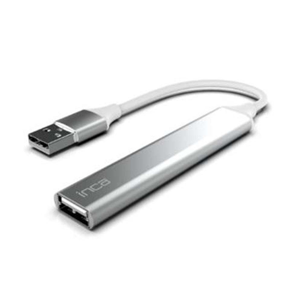 Inca IUSB-4TUX 3X2.0 3.0 USB Çıkış USB Çıkış 5 Gbps Usb Çoklayıcı Alüminyum Kasa