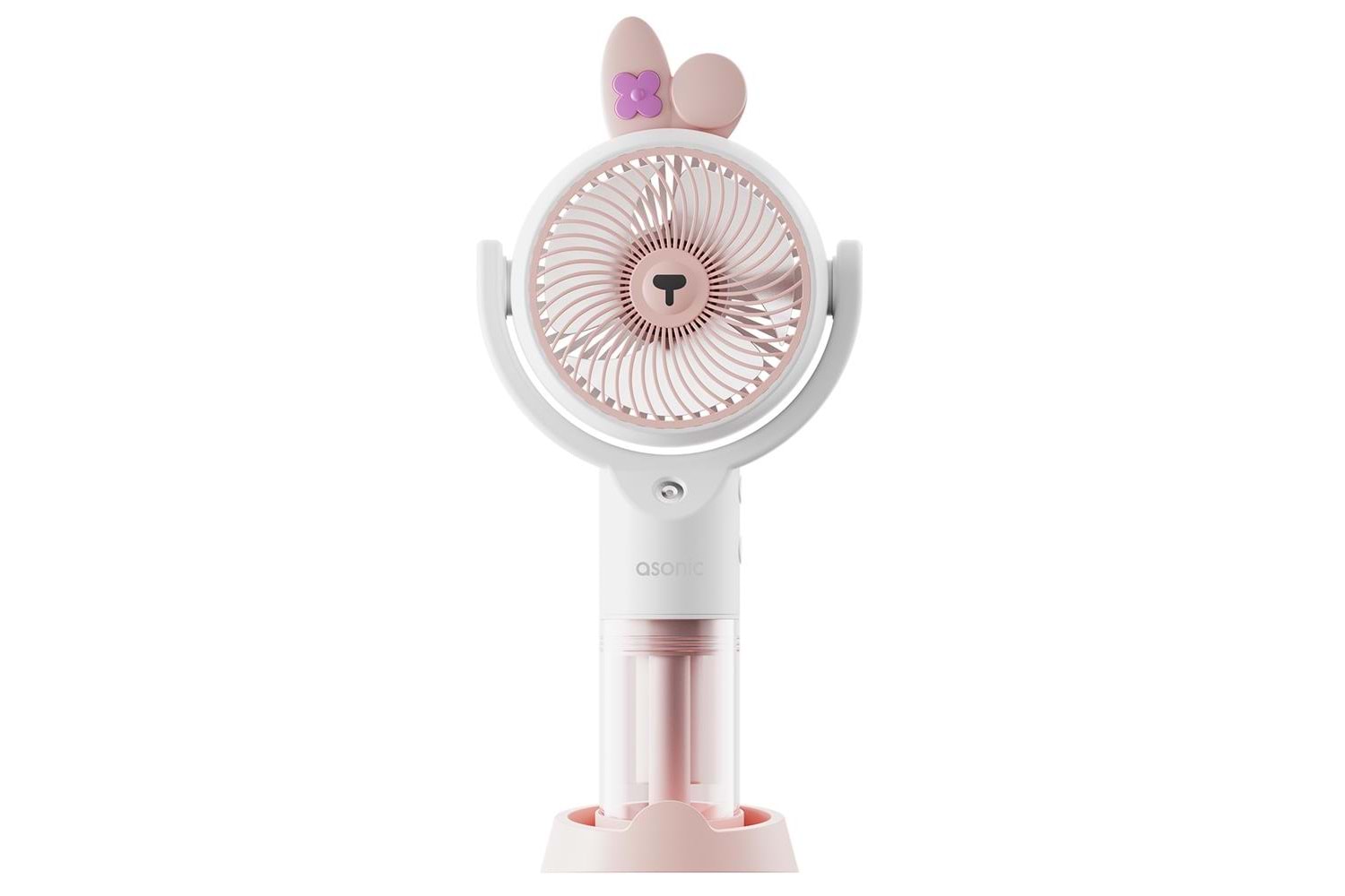 Asonic AFN26 Beyaz 500mAh 2 Kademe (Püskürtme Fonksiyon) Nemlendirici Sprey USB Fan Şarjlı