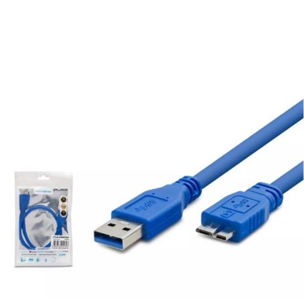 Hadron Hdx7517 Usb3.0 To Note4 Harddisk Kablosu 1.5M Mavi