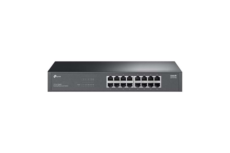 Tp-Link LS1016G 16 Port 10-100-1000 Mbps Switch Metal Kasa