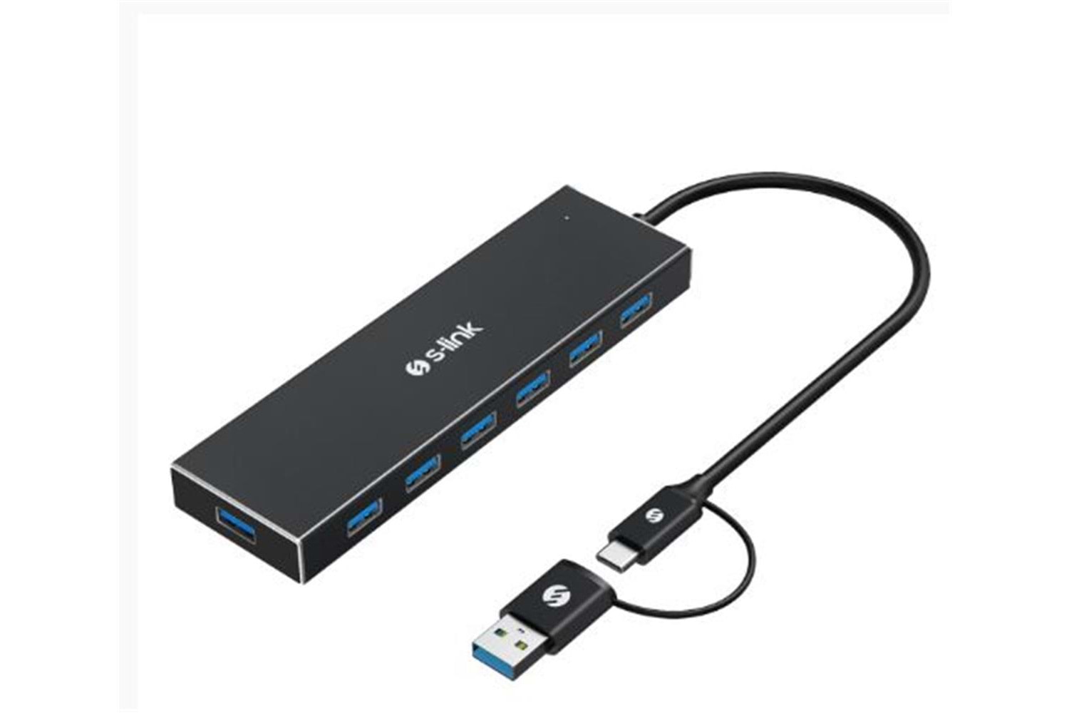 S-link SW-U317 USB 3.0 7 Port Hub Çevirici Adaptör