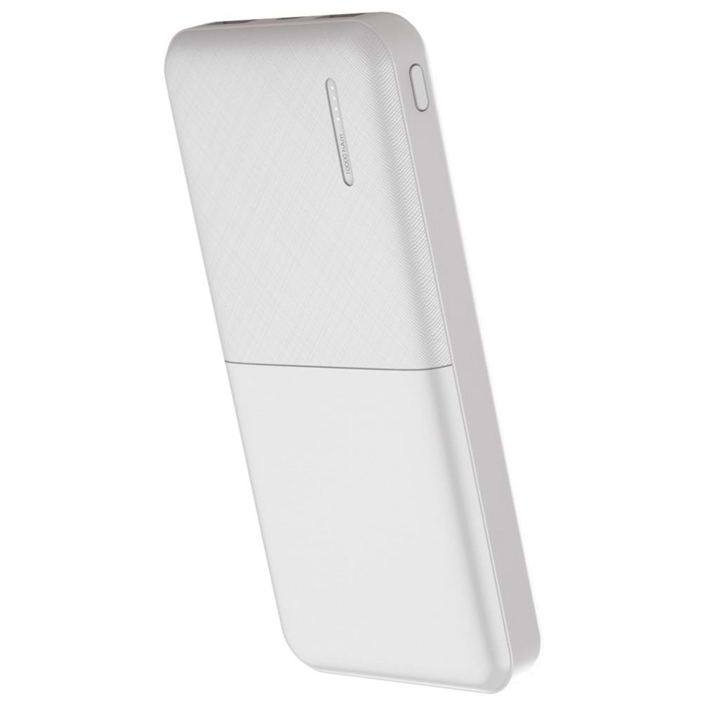 SnapMax SNP-3009 Beyaz 10.000 mah Powerbank 2x USB Çıkışlı 1 Type-C ve 1 Micro Girişli