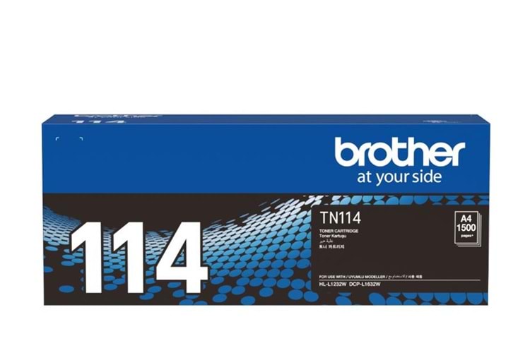 Brother TN-114 1.500 Sayfa Black Siyah Toner HL-L1232W DCP-L1632W