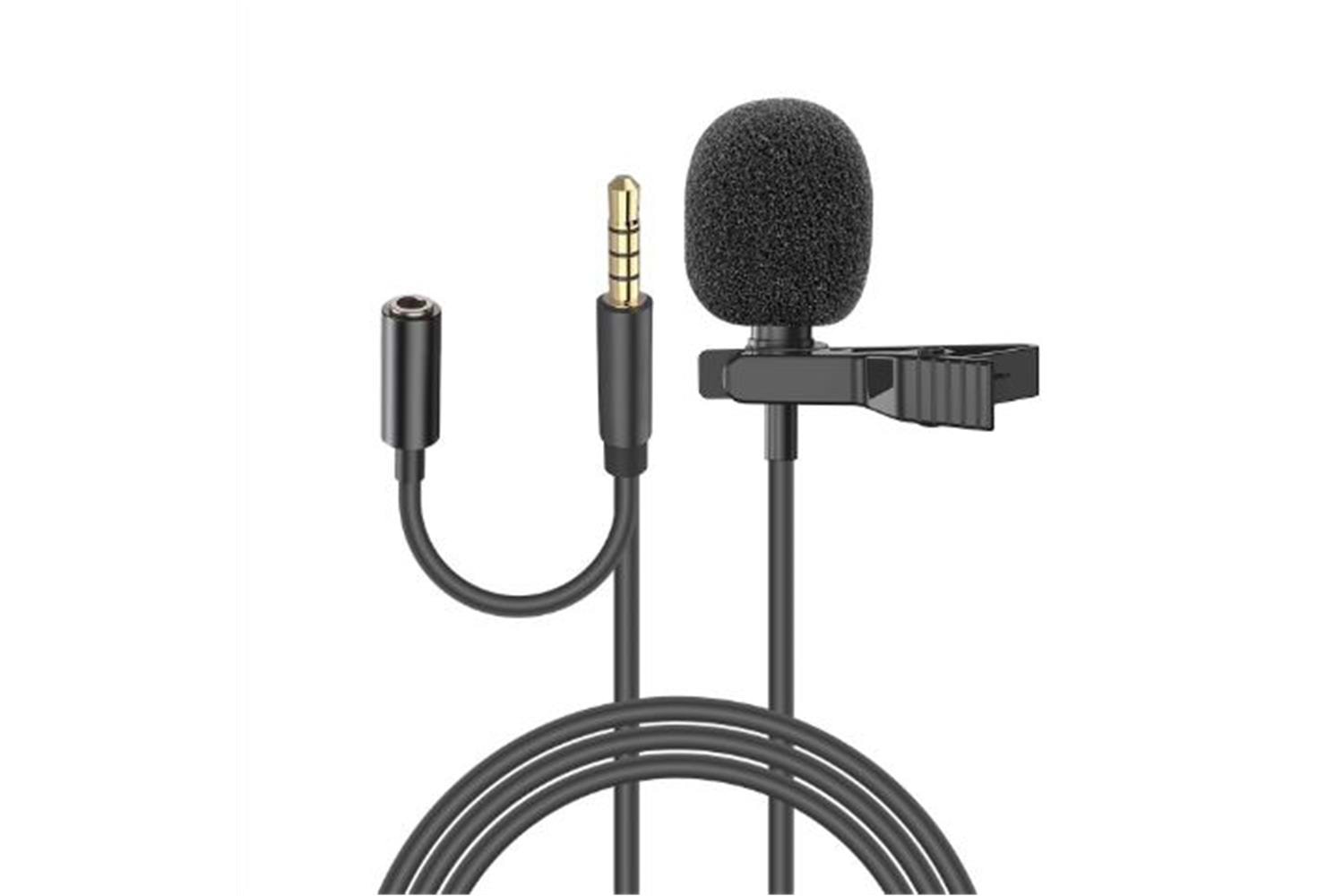 Snopy SN-MTK25 Siyah Tik-Tok Akıllı Telefon ve Youtuber Kulaklık Çıkışlı Yaka Mikrofonu