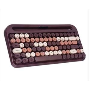 Everest KB-99 MOCHA 2.4G+BT1+BT2 Çoklu Cihaz Bağlantılı Q Kablosuz klavye
