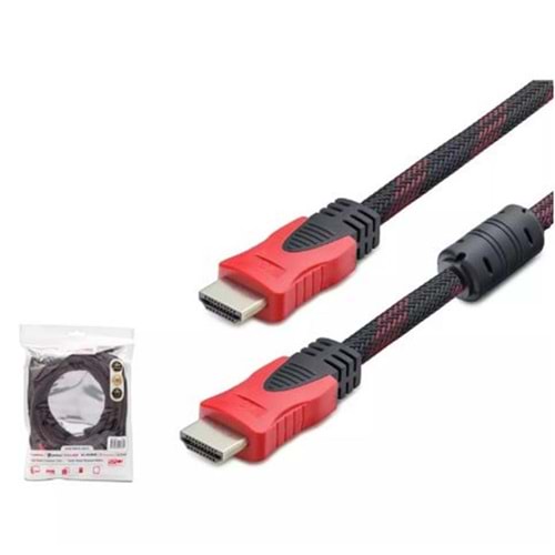 Hadron Hdx2017 10M Hdmi Kablo Örgülü Siyah