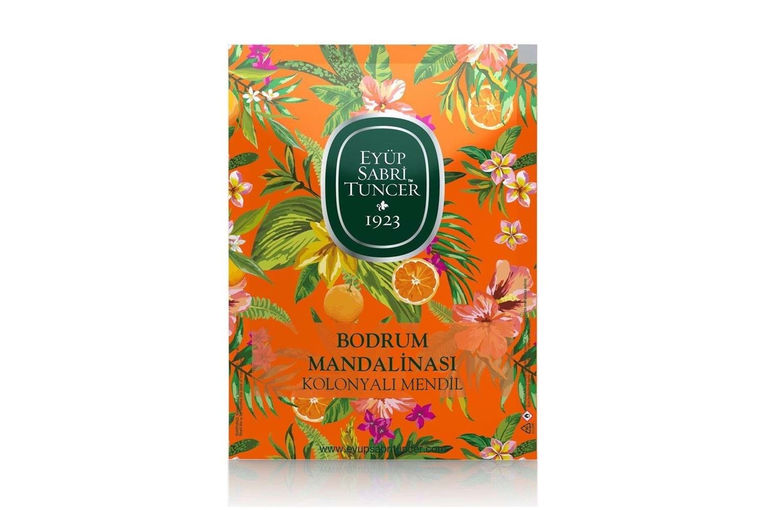 Eyüp Sabri Tuncer 150li Mendil Bodrum Mandalinası Kolonyalı (9,3 x 12,5) Doypack