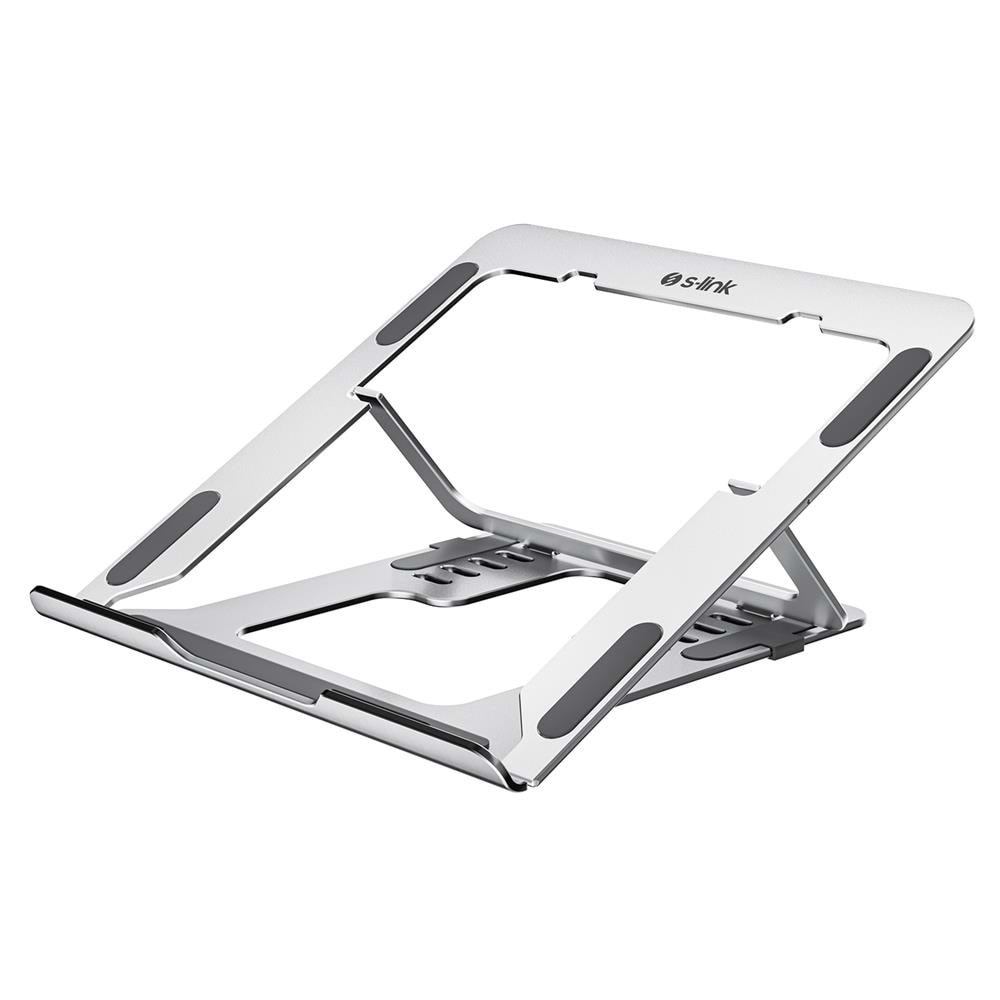 S-link SL-AL11 Gümüş 6 Açılı Katlanabilir Alüminyum Laptop Stand