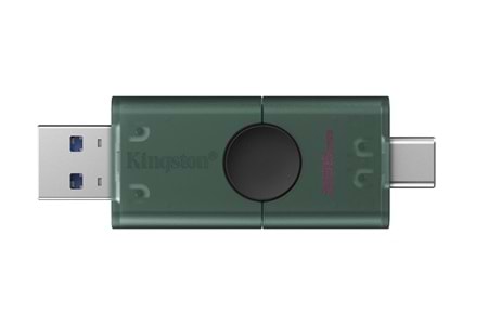 Kingston DTDEG2-256GB 256GB USB-A + USB-C 3.2 Gen 1 DataTraveler DuoG2 Flash Bellek