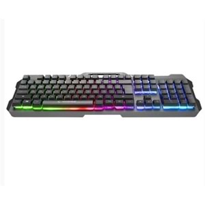 Rampage KB-R57 X-JAMMER Gökkuşağı Aydınlatmalı USB Tam Türkçe Gaming Oyuncu Klavyesi