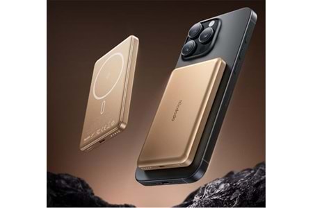 MCDODO MC-4642 5000mAh 20W Metal Ultra İnce Manyetik Kablosuz Powerbank