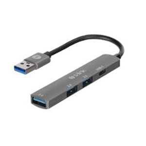 S-link SW-U333 3-USB 2.0, 1-USB 3.0 USB Metal USB Hub