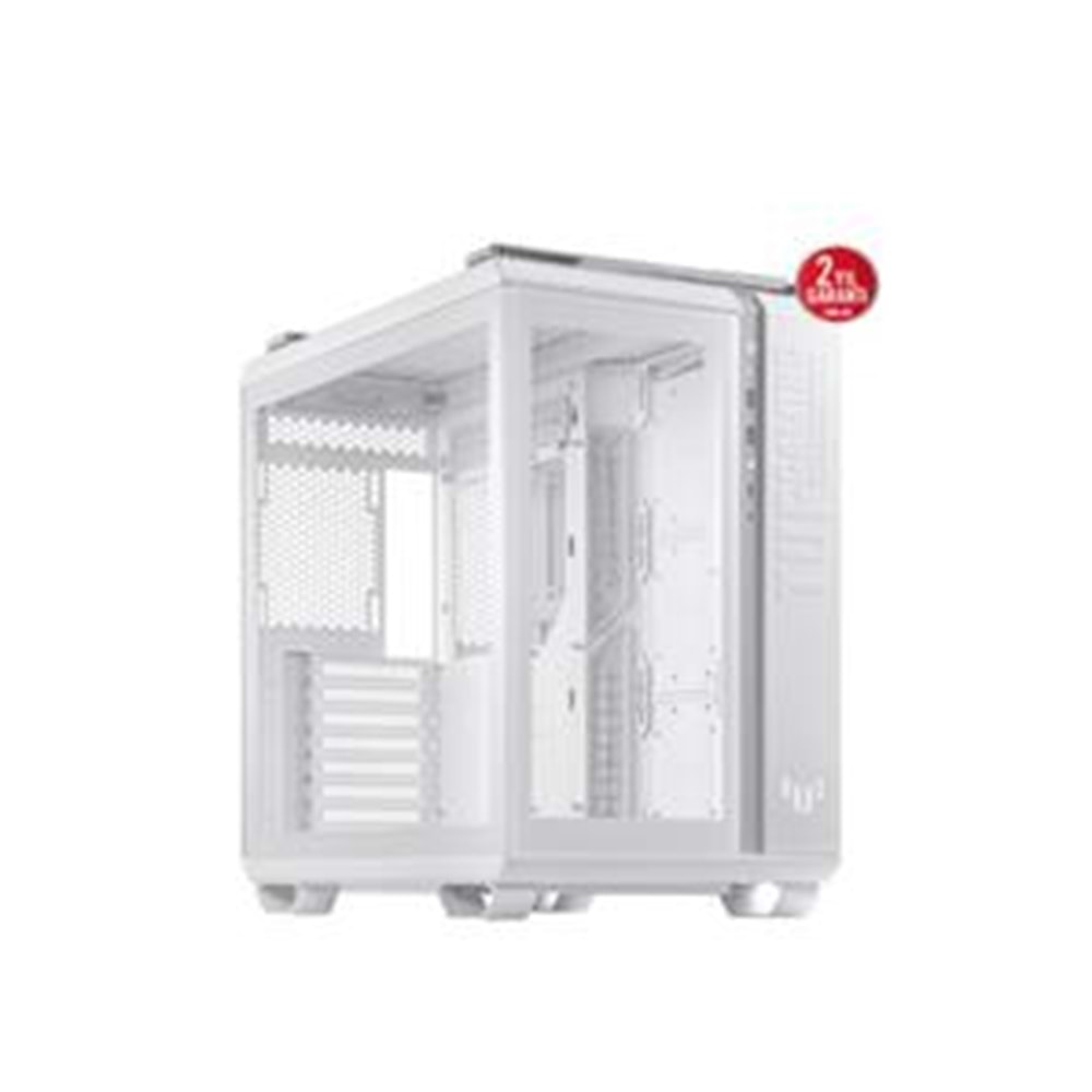 ASUS TUF Gaming GT502 Plus Panaromik Temperli Cam USB 3.2 ATX Beyaz Gaming Kasa 