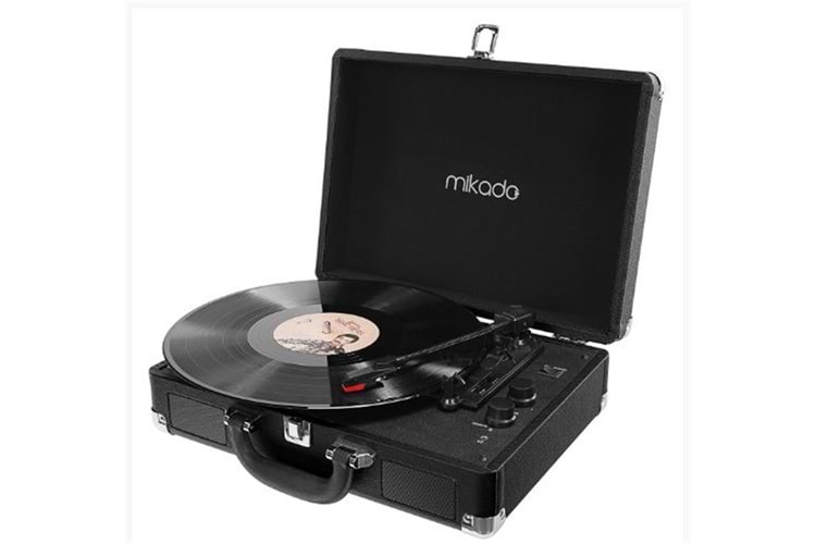 Mikado Nostalgia MN-P317 Siyah Pikap+Rca+Bluetooth Destekli Müzik Kutusu