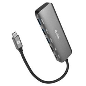 S-link SWV-USBC030 HDMI 4K 30Hz Gri Metal Type-C to 3-USB3.0 6 in 1 1xPD Şarj, 1xUSB-C Adaptör