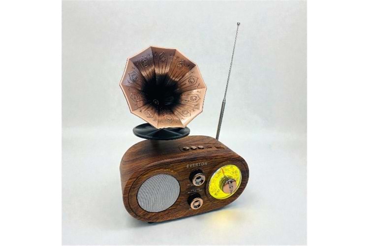 Everton Rt-746 Bluetooth Fm-Usb-Tf-Aux Şarjlı Nostaljik Radyo