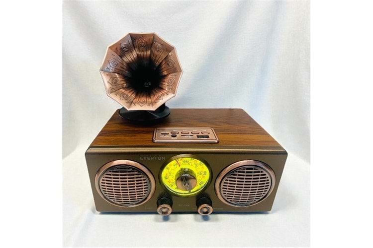Everton Rt-748 Bluetooth Fm-Usb-Tf-Aux Şarjlı Nostaljik Radyo