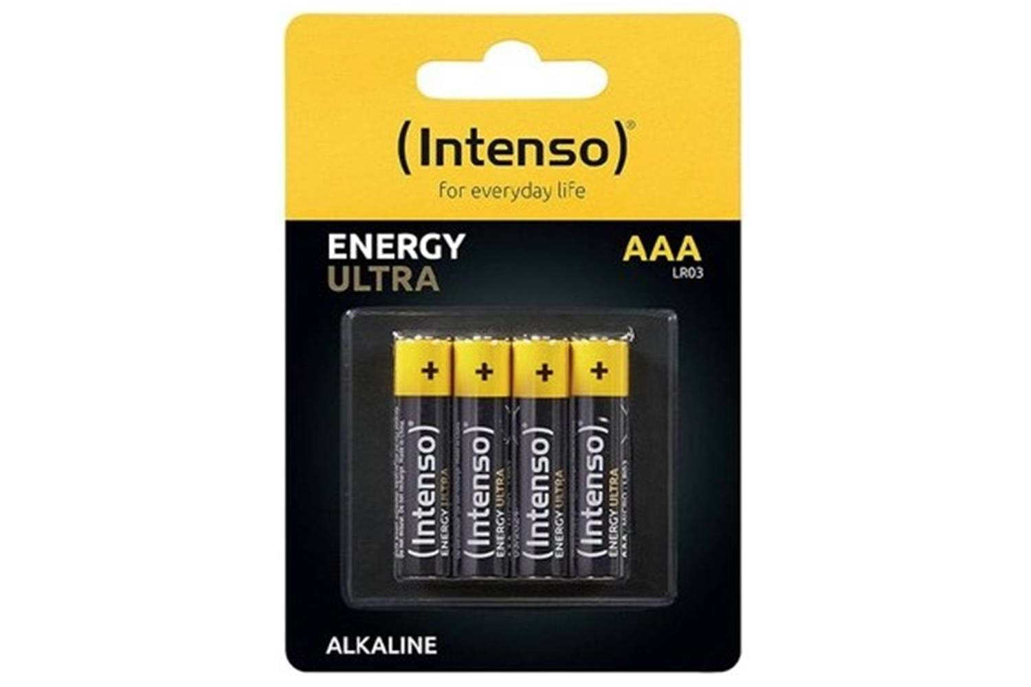 İntenso PBIN-557 LR03 AAA Boy Ultra Alkalin İnce Kalem Pil 4'lü Paket 