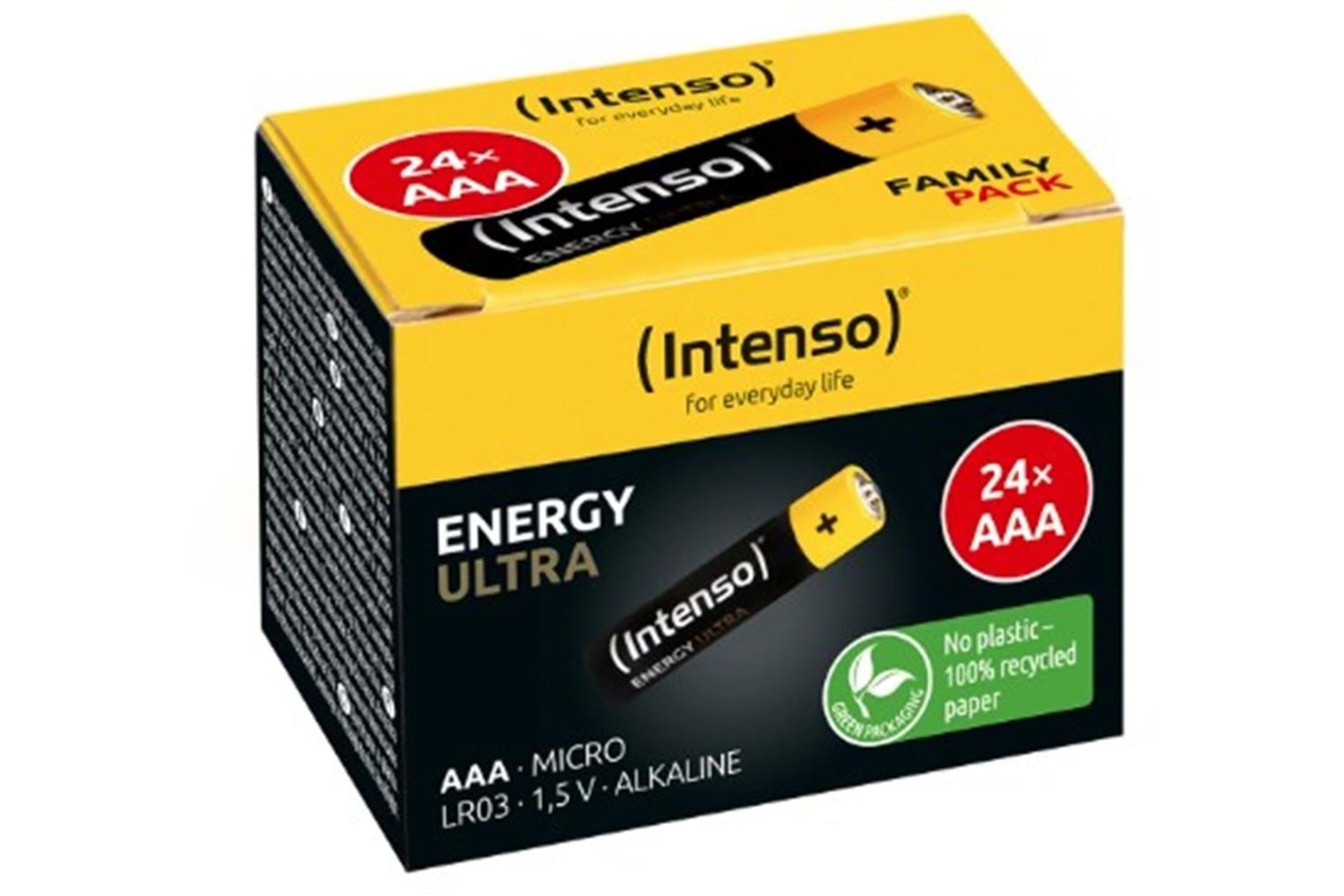 İntenso PBIN-559 LR03 AAA Boy Ultra Alkalin İnce Kalem Pil 24'lü Paket 
