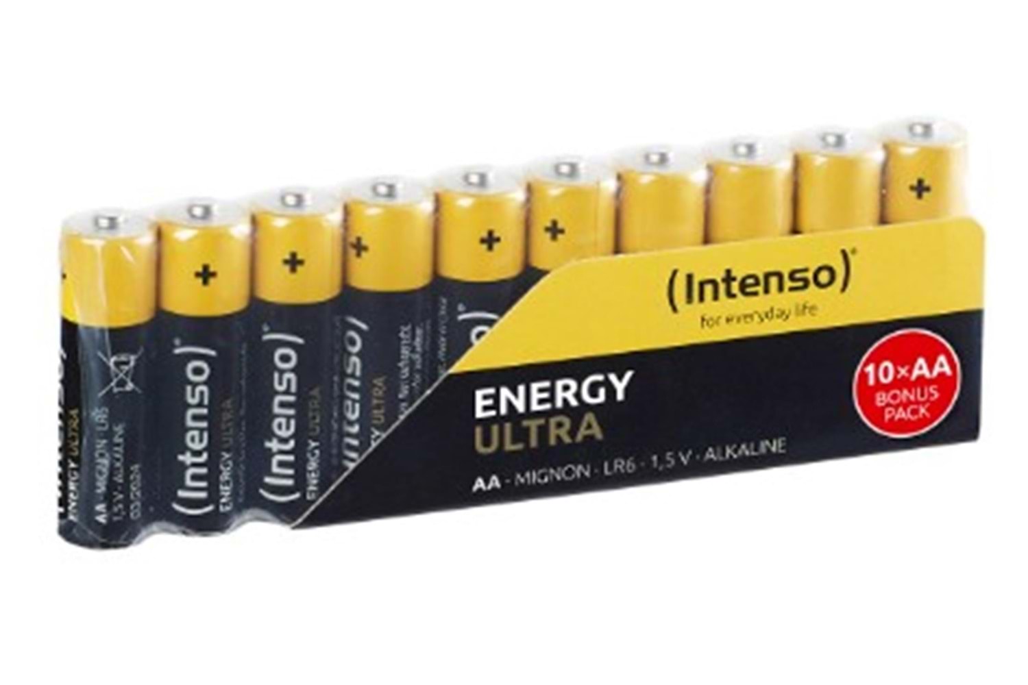 İntenso PBIN-561 LR6 AA Boy Ultra Alkalin Kalem Pil 10lu Paket 