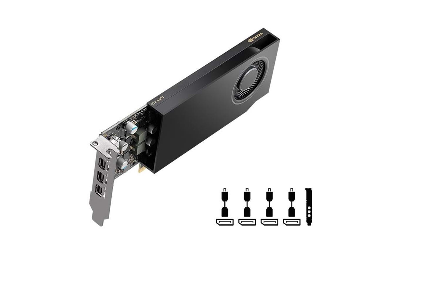 Pny Nvidia RTX A400 VCNRTXA400-PB 64 Bit GDDR6 4 GB Ekran Kartı (Aksesuarsız)