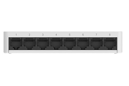 Ruijie Reyee RG-ES08F 8 Portlu, 10-100 Fast Ethernet Tak Çalıştır Switch Plastik Kasa