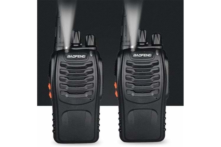 Baofeng BF-888S 5W 16 Kanal, Flaş Işıklı, Acil Durum Alarm,Haberleşme El Telsizi