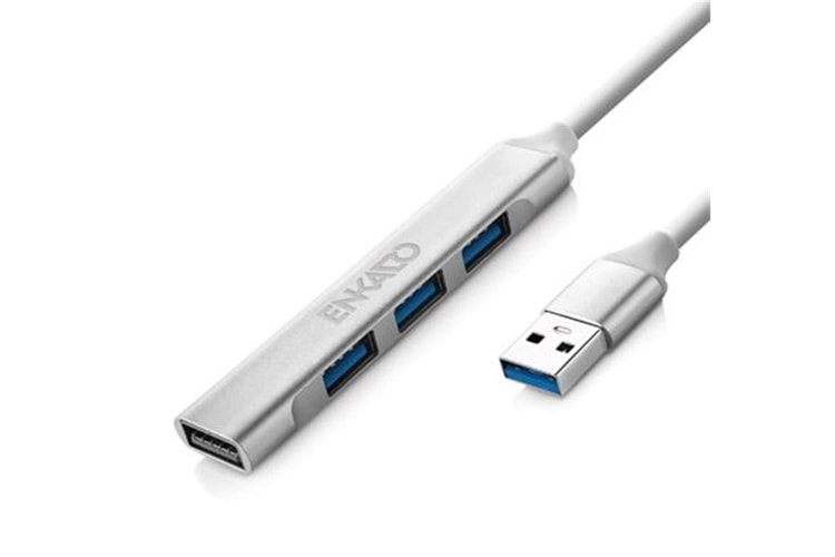 ENKADO EKD-UH60 USB 3.0 TO 4in1 , 1 PORT USB 3.0+3PORT USB 2.0 HUP ADAPTÖR