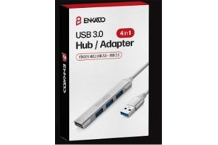 ENKADO EKD-UH60 USB 3.0 TO 4in1 , 1 PORT USB 3.0+3PORT USB 2.0 HUP ADAPTÖR