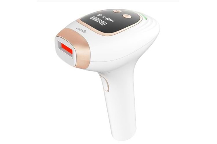Umie IPL99 Beyaz 3 Başlık 9 Hız Kademeli IPL Lazer Epilasyon Cihazı 1 Milyon Atım Buzlu Quartz Tüp
