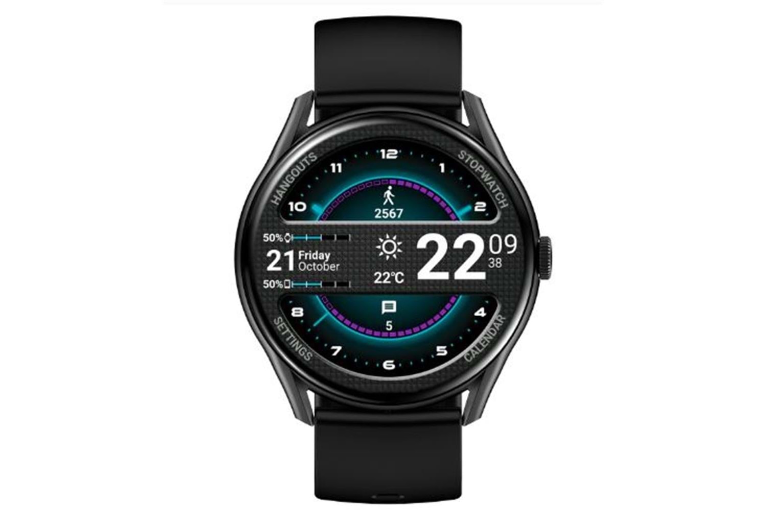 S-link W1 Clarity GloryFit + Bluetooth Uyumlu 1.43 Amoled Ekran 300mAh Bataryalı Siyah Akıllı Saat