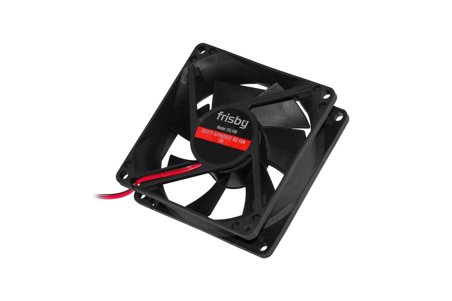 Frisby FCL-F8B 8Cm Siyah Kasa Fanı (80 x 80 x 25 (mm))