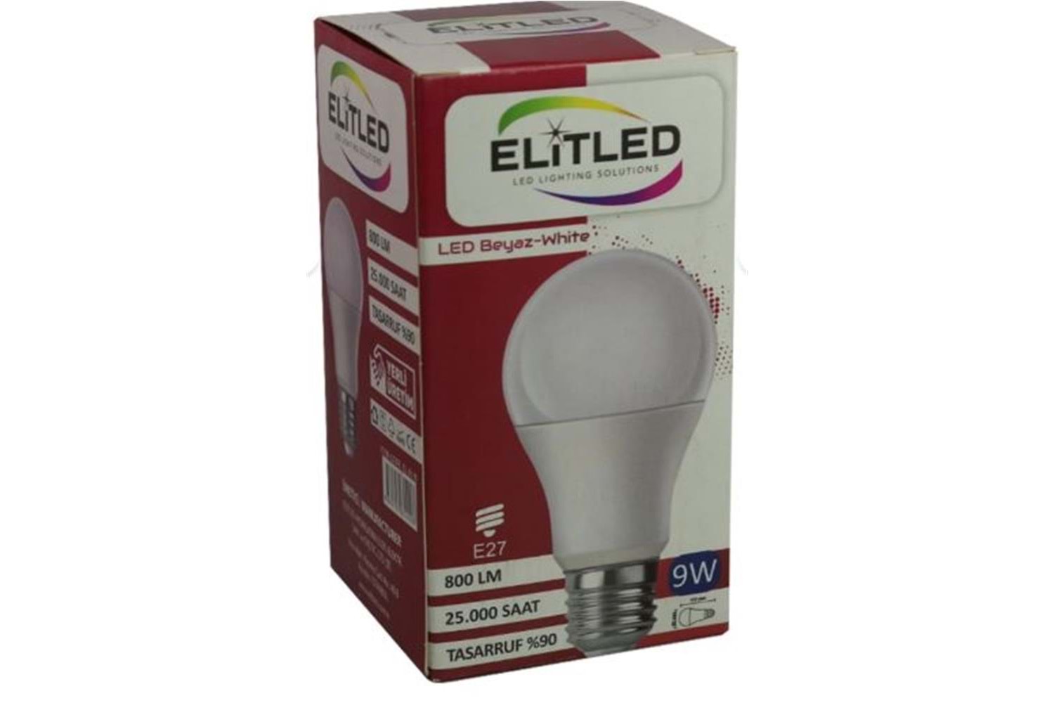 ELİTLED 9W BEYAZ LED AMPUL 