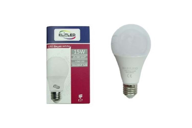 ELİTLED 15W BEYAZ LED AMPUL 
