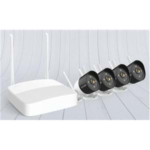Tenda K4W-3TC 4 Kanal NVR Kayıt Cİhazı + 4 Adet Outdor Ip Wifi Bullet Kamera Set