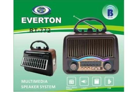 Everton RT-772 Bluetooth Usb-Micro Sd Nostaljik Radyo
