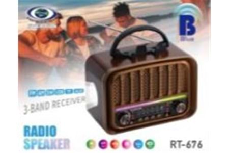 Everton RT-676 Bluetooth (rgb) Fenerli Usb-Micro Sd Nostaljik Radyo
