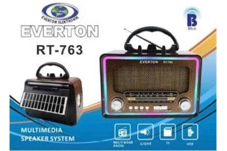 Everton RT-763 Bluetooth Usb-Micro Sd Nostaljik Radyo