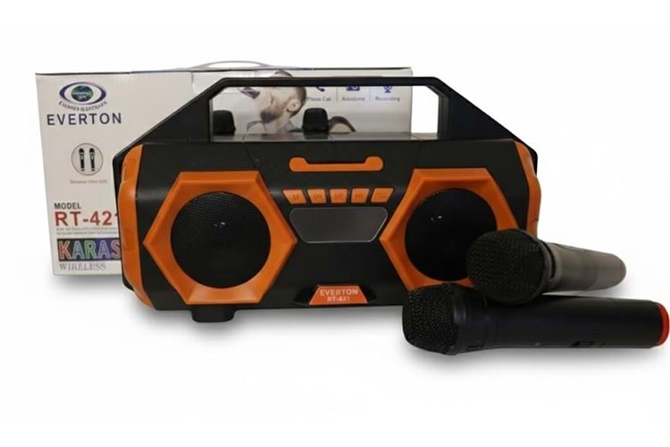 Everton RT-421 Bluetooth-USB-SD-FM Şarjlı Nostaljik Radyo
