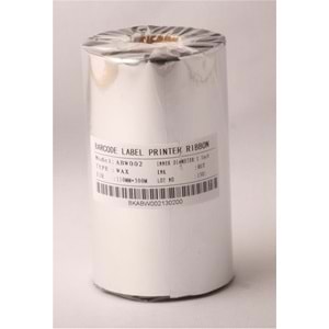 Ribbonsan RB00007 WX-10FBK 110-450MT Wax Ribbon