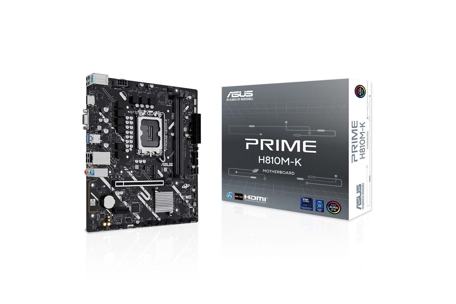 Asus Prime H810M-K 6400MHz DDR5 Soket LGA1851 M.2 HDMI VGA mATX Anakart