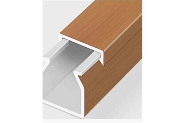 Mutlusan Kablo Kanalı 12 X12 (Armut) Sidem Yapışkanlı 2mt (001 155 012012 20 01 )