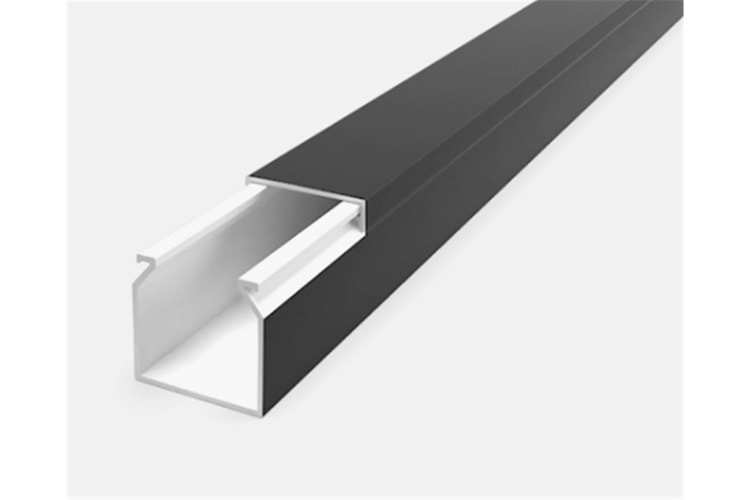 Mutlusan Kablo Kanalı 12 X12 Siyah Yapışkanlı 2mt (001 155 012012 20 11 )