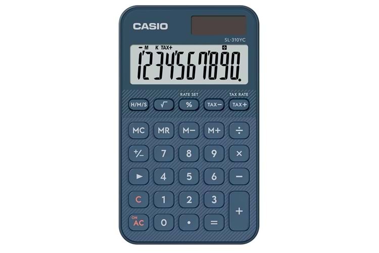 Casio SL-310UC-NY Cep Tipi 10 Hane Lacivert Hesap Makinesi