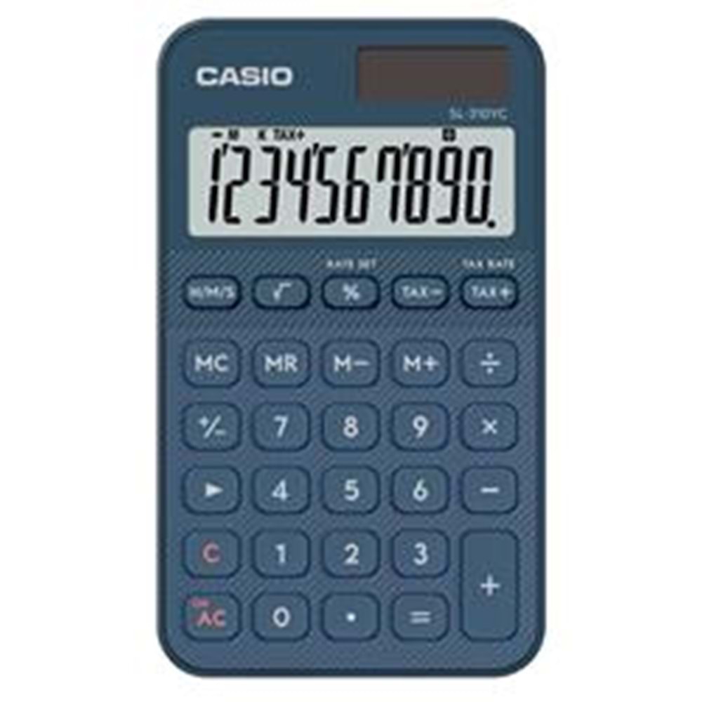 Casio SL-310UC-NY Cep Tipi 10 Hane Lacivert Hesap Makinesi