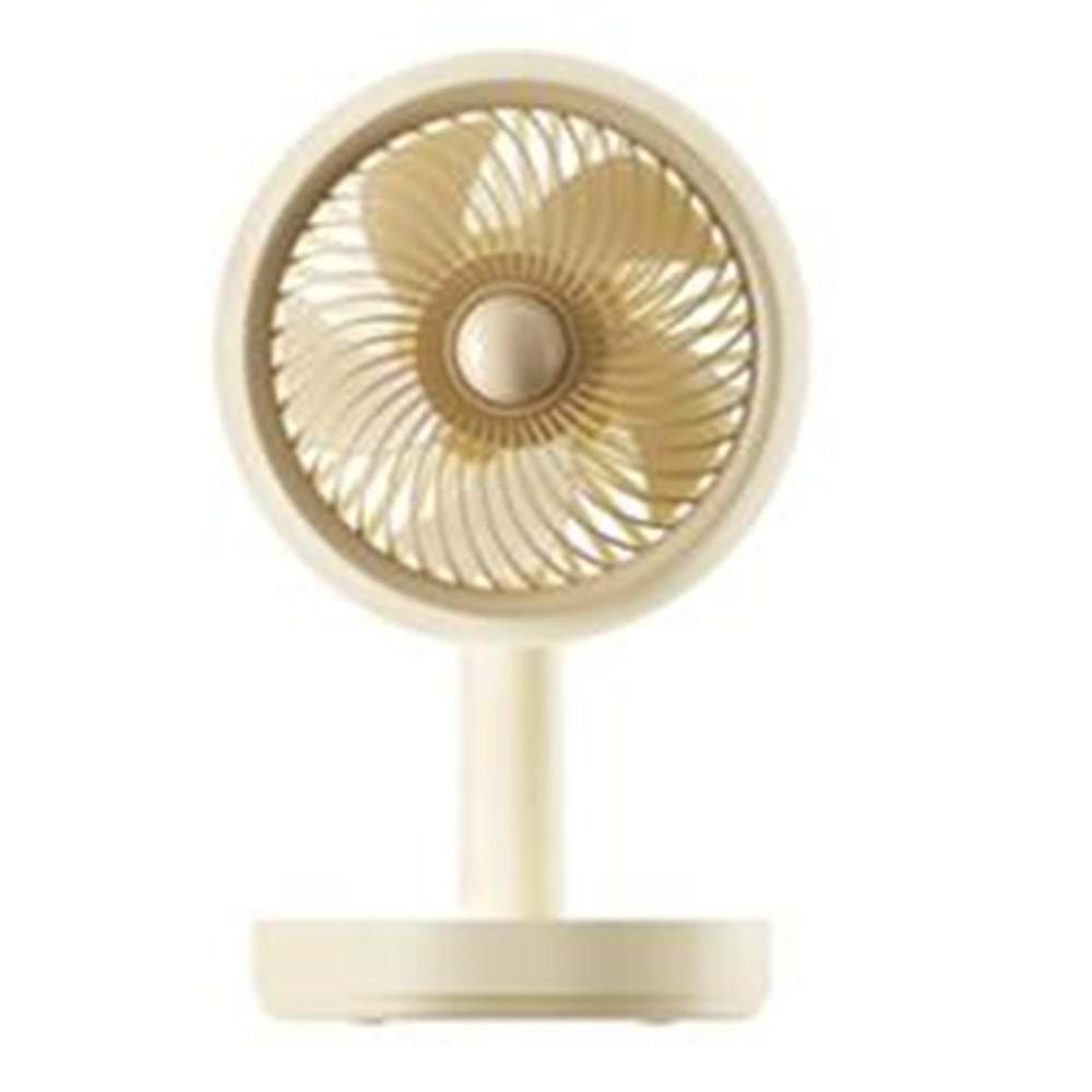 Asonic AFN22 Krem 500mAh 3 Hız Kademeli Masaüstü Usb Fan