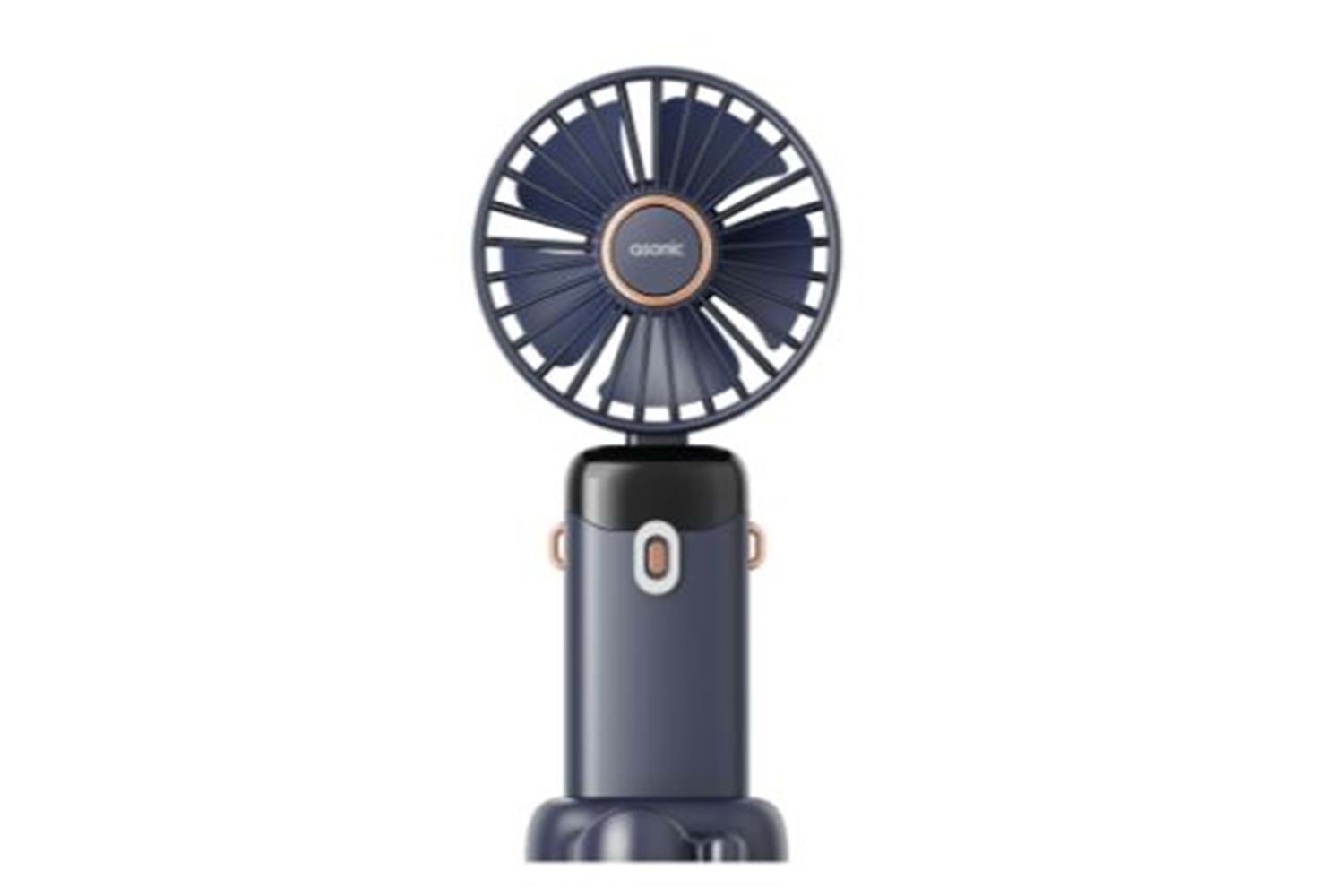 Asonic AFN28 Lacivert 500mAh 3 Kademe Dijital Göstergeli Katlanabilir Mini USB Fan