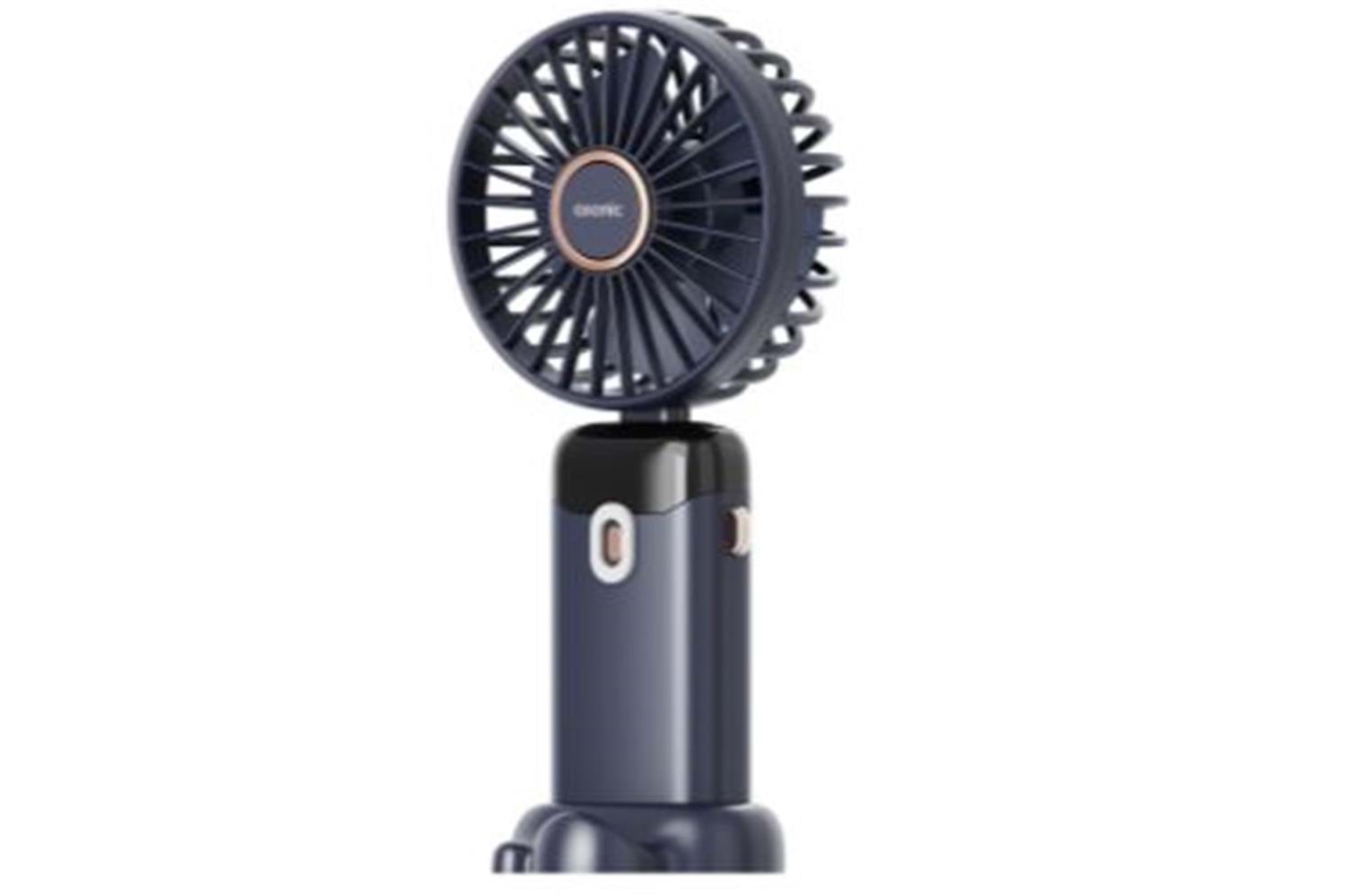 Asonic AFN28 Lacivert 500mAh 3 Kademe Dijital Göstergeli Katlanabilir Mini USB Fan