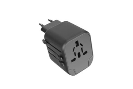 S-link SW-KC028 2-USB 2.4A Yedek Akım Sigortalı 100-240V Universal Çevirici Priz Adaptör