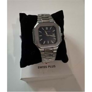 Swiss Plus Man Watch Premium Seri Model-5 RS23146 Blue-Silver